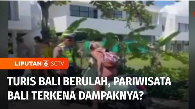 Keindahan pariwisata Bali selalu menjadi daya tarik bagi wisatawan. Namun akhir-akhir ini kedamaian Bali tercoreng oleh ulah sejumlah turis asing yang nakal. Lalu bagaimana dampaknya ke pariwisata Bali? selangkapnya dalam diskusi bersama Reza Ramadha...