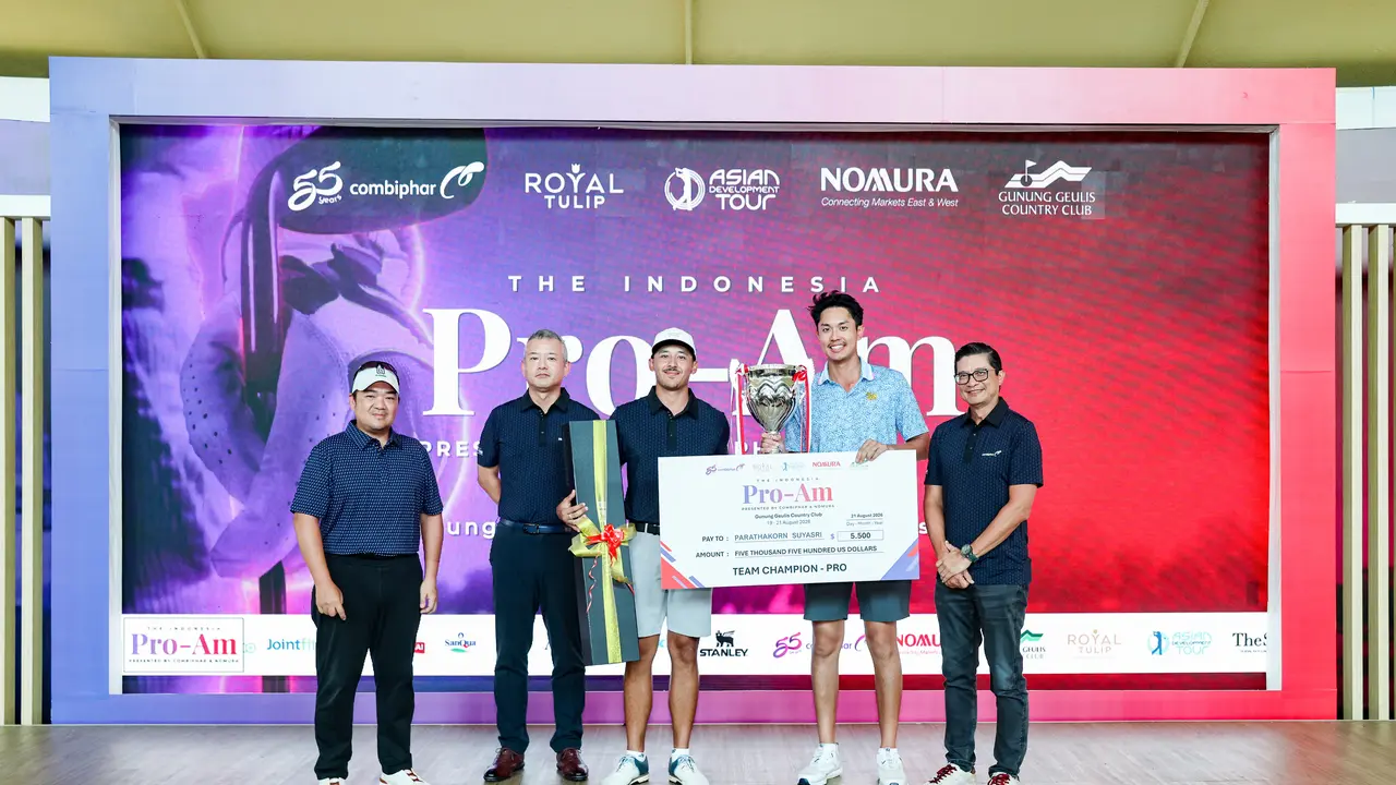Parathakorn Suyasri dan Luke Evan Moore Juara Beregu The Indonesia Pro-Am 2026