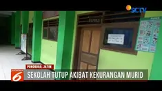 Akibat kekurangan murid, SD Negeri Bangunsari 2 Ponorogo ditutup. Orangtua murid menyesalkan hal itu, lantaran tak ada pemberitahuan terlebih dahulu.