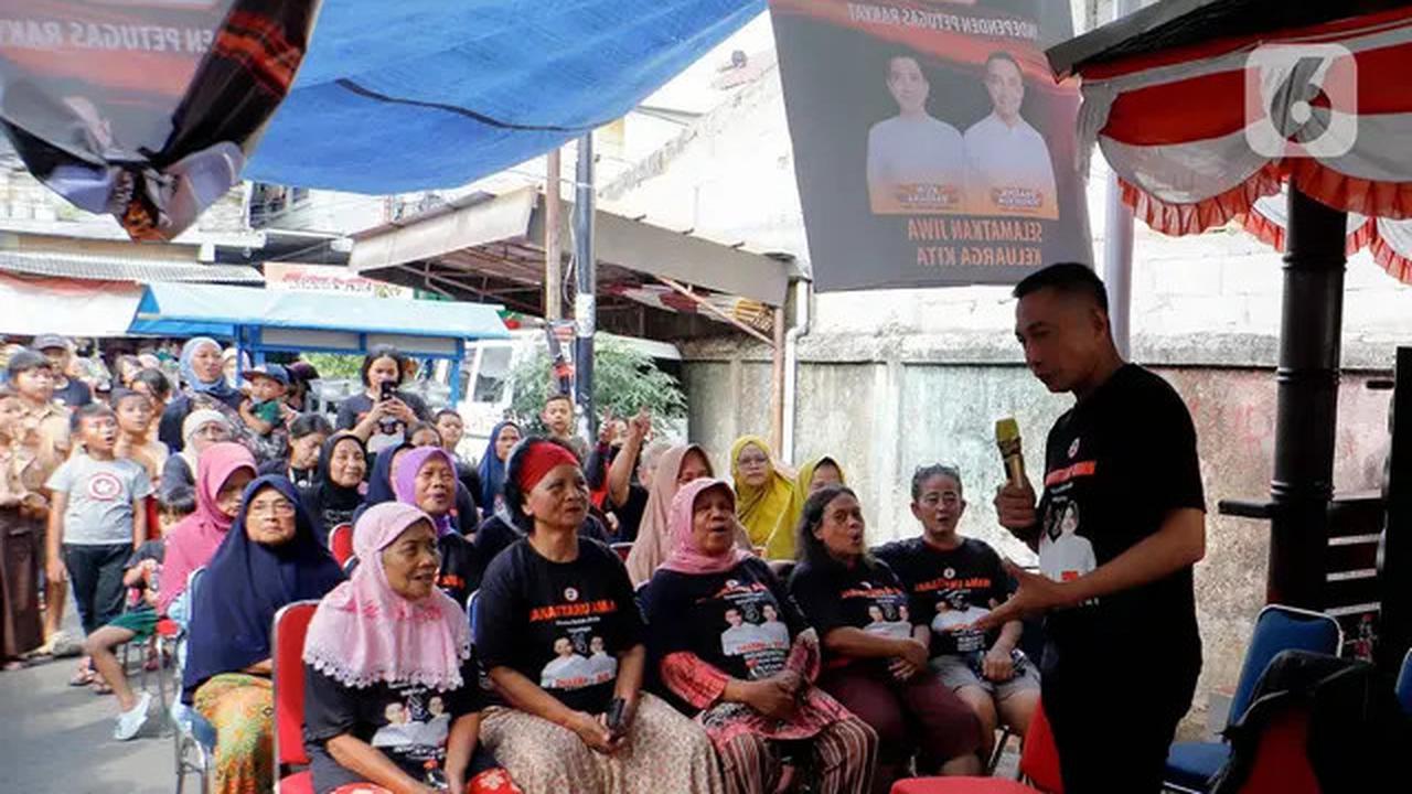 Berkampanye, Cagub Jakarta Nomor Urut 2 Dharma Pongrekun Sambangi Warga Pasar Minggu