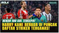 10 Pemain Tercepat Cetak 100 Gol di Satu Klub, Harry Kane Teratas!