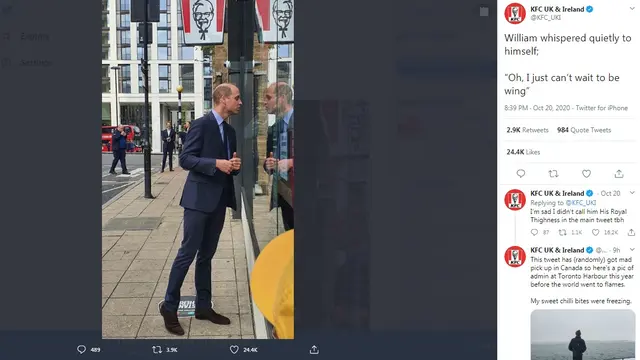 Pangeran William Tertangkap Kamera Melongok ke Restoran Cepat Saji