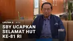 Presiden keenam Republik Indonesia, Susilo Bambang Yudhoyono, mengucapkan selamat Hari Kemerdekaan Republik Indonesia. Ia juga menyampaikan permintaan maaf tidak bisa hadir langsung pada upacara detik-detik Proklamasi Kemerdekaan di Istana Merdeka ka...