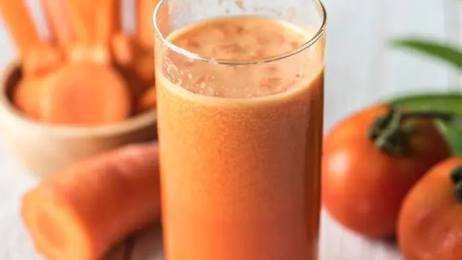 Resep Praktis Jus Wortel Tomat Enak Segar Kaya Vitamin A Lifestyle Fimela Com