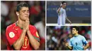 Dalam peraturan FIFA diperbolehkan ada tiga pesepak bola berusia di atas 23 tahun untuk mengikuti Olimpiade. Berikut 8 pesepak bola top dunia yang pernah bermain untuk negaranya di Olimpiade. (AFP)