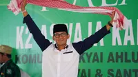 Sandiaga kampanye di Temanggung (Merdeka/Muhammad Genantan Saputra)