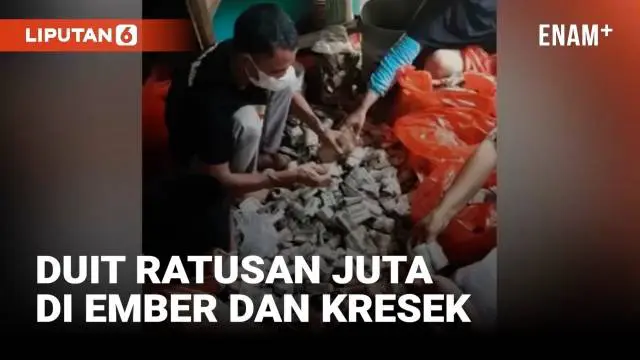 Warga Serang Banten dikejutkan dengan seorang kakek yang menyimpan uang ratusan juta rupiah di ember dan kantong kresek. Warga pun turun tangan ikut membantu menghitung uang yang telah disimpan selama puluhan tahun.