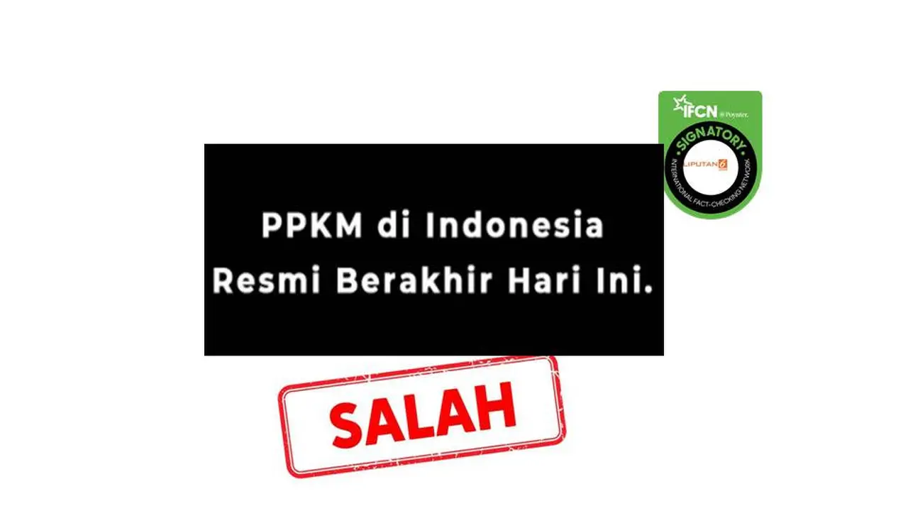 Cek Fakta PPKM berakhir 9 Mei 2022