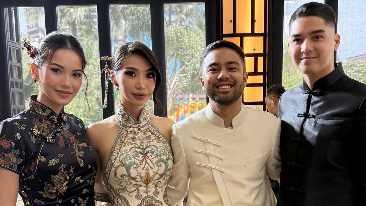 6 Tampilan Para Artis Kenakan Cheongsam Berbagai Model saat Hadir Sangjit Sahabat dari Alyssa Daguise, Mahalini, hingga Aaliyah Massaid