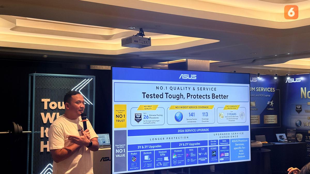 Asus Klaim Sudah 13 Tahun Kuasai Pasar Laptop Indonesia