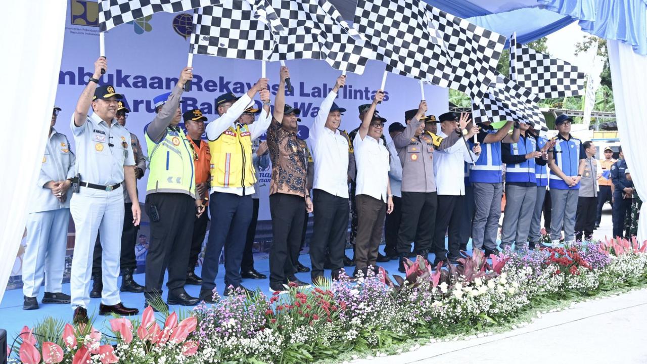 One Way Nasional KM 414 Kalikangkung Hingga KM 79 Cikatama Idulfitri 2026 Sudah Dimulai, Jasa Raharja Minta Masyarakat Prioritaskan Keamanan