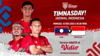 Link Live Streaming Pertandingan Piala AFF 2020 : Indonesia Vs Laos di Vidio Sore Ini. (Sumber : dok. vidio.com)