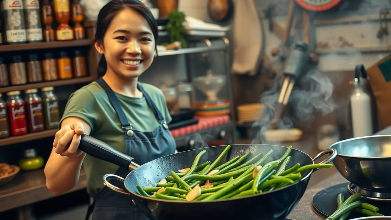 resep tumis kacang panjang