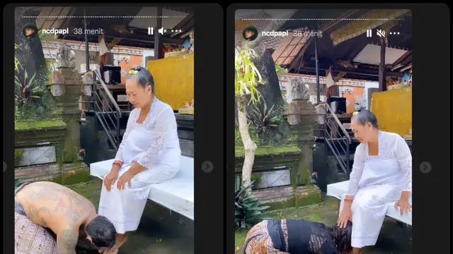 Usai Bebas, Jerinx SID Langsung Jalani Upacara Pembersihan Diri. (instagram.com/ncdpapl)