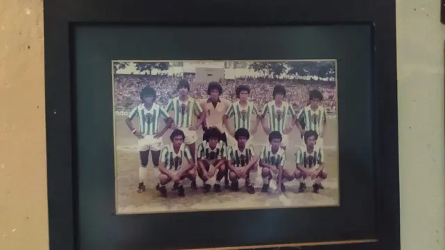 Foto Benny Dolo saat masih jadi pemain sepak bola