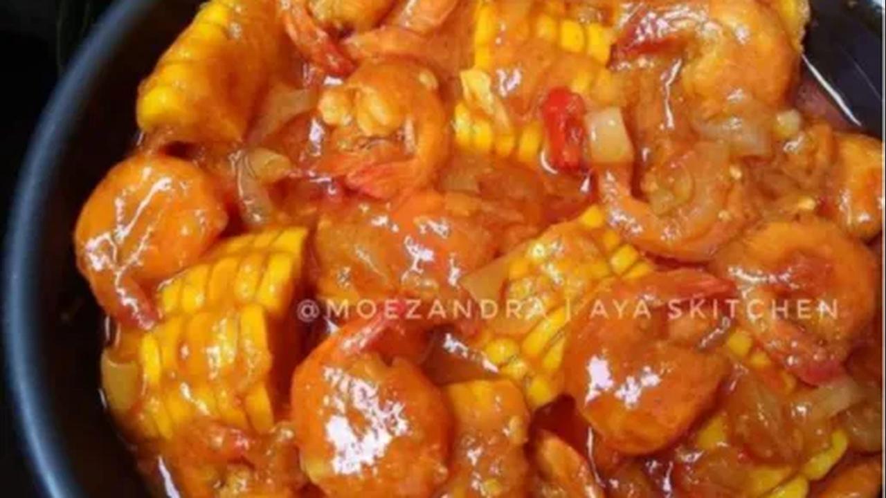 4.	Resep Udang Saus Asam Manis Pedas