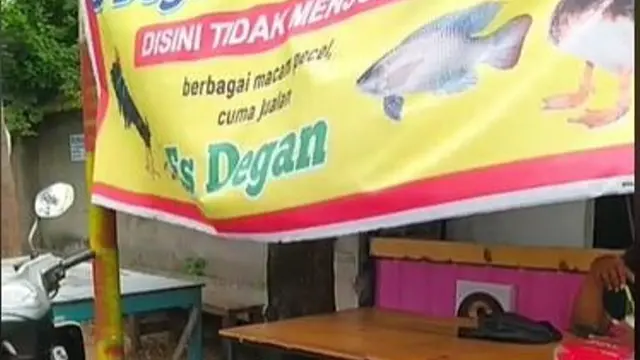 Promosi Unik Penjual Es Degan, Bikin Pengumuman Kehilangan Uang