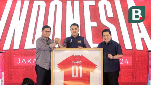 Foto: Beri Dukung Penuh Perjuangan Timnas Indonesia, Bank Mandiri Jalin Kerja Sama dengan PSSI