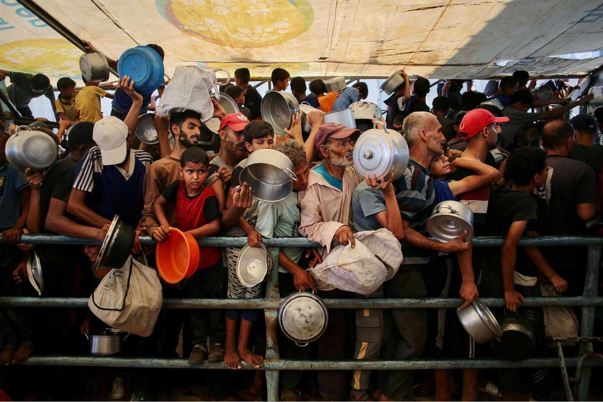 FOTO: Kelaparan Renggut Nyawa 21 Anak-Anak Gaza dalam 72 Jam Terakhir