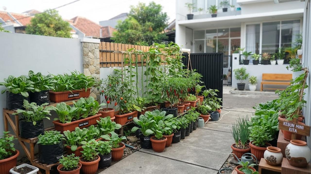 10 Tanaman Sayur yang Tetap Tumbuh di Teras Menghadap Utara Meski Cahaya Terbatas