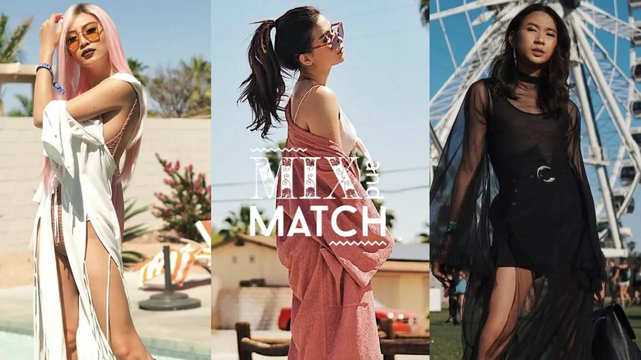 [Bintang] Mix and Match: Gaya Crop Top Patricia Gunawan, Anastasia Siantar, Jovi Adhiguna di Coachella Ini Super Fun