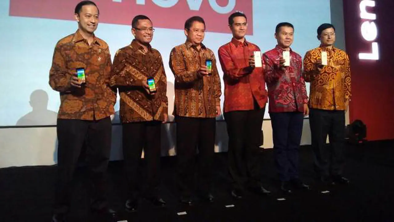 Peluncuran Lenovo A6010 dan A2010 yang dihadiri perwakilan pejabat pemerintah Indonesia