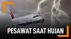 Kemanan Pesawat saat hujan