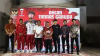 Acara Welcoming Dinner yang digelar KBRI Doha bersama skuad Timnas Indonesia untuk Piala Asia 2023 di Wisma Duta, Doha, Qatar, Rabu (10/01/2024) malam waktu setempat. (Dokumentasi KBRI Doha)
