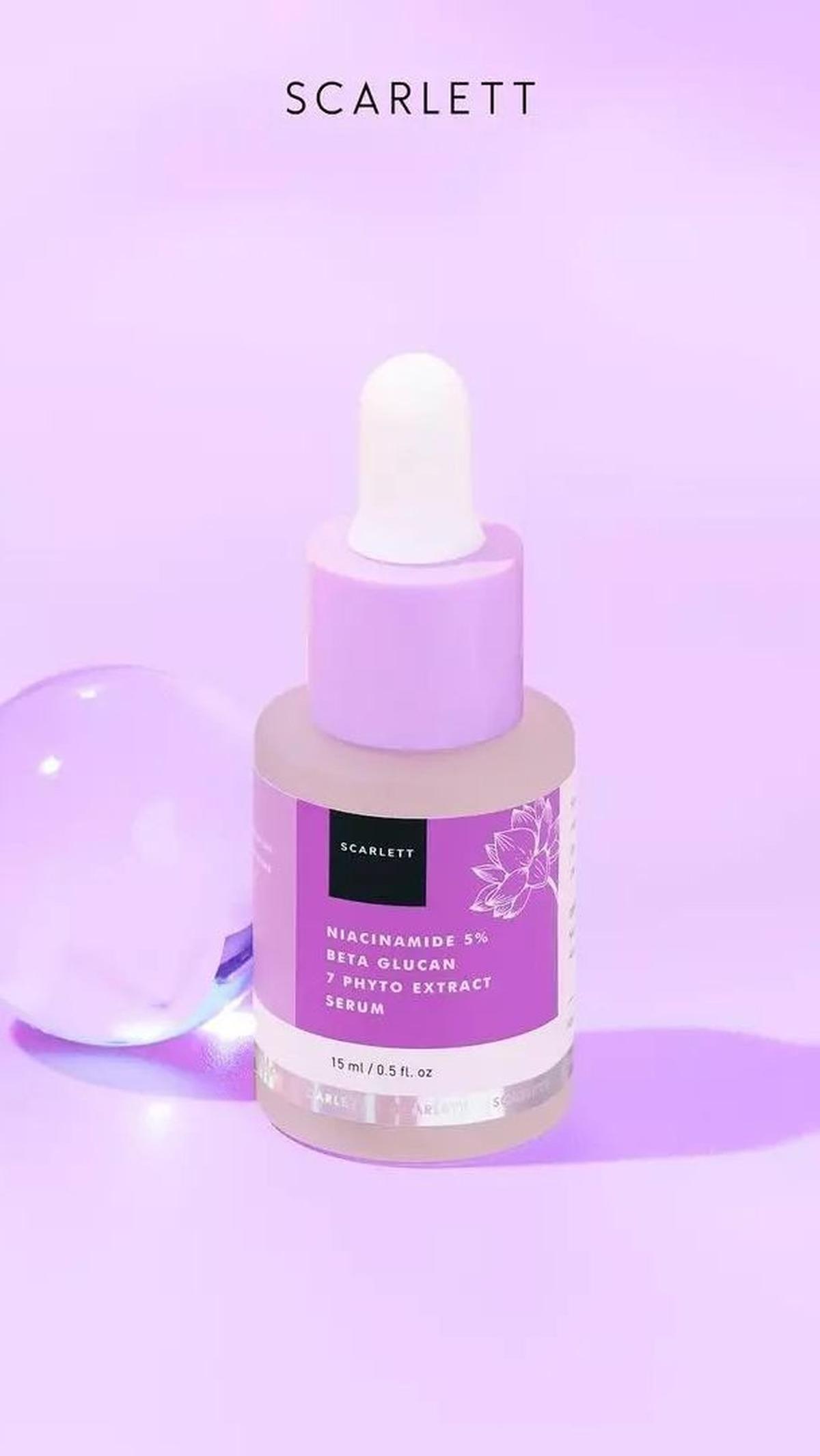 5. Scarlett Whitening Niacinamide 5% Beta Glucan & Phyto Extract Serum
