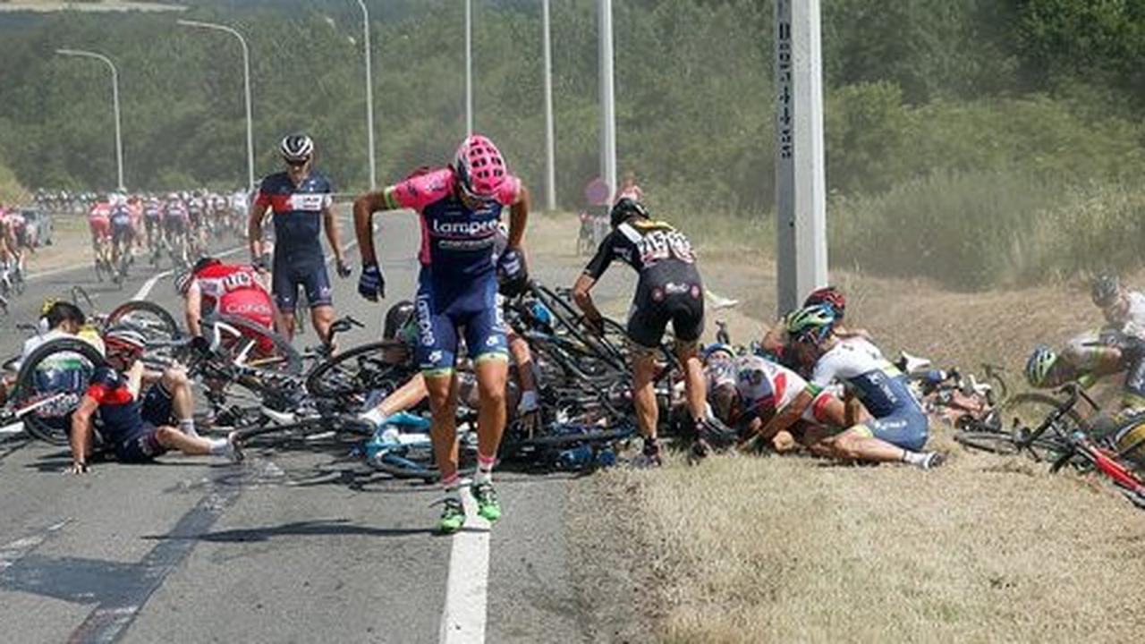 Tabrakan terparah dalam sejarah, Tour de France dihentikan sementara