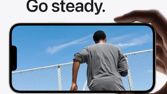 Screenshot Action Mode di Website Apple