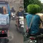 6 Momen Nyeleneh 2 Bestie Berboncengan Motor, Absurd Bersama (IG/bikinsemangat)