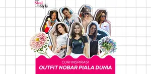 Piala Dunia jadi momen seru buat berkumpul bersama teman-teman atau orang tersayang. Nonton pertandingan yang seru abis dengan outfit menawan jadi kewajiban. Curi inspirasi outfit nobar Piala Dunia dari deretan selebriti berikut yuk!