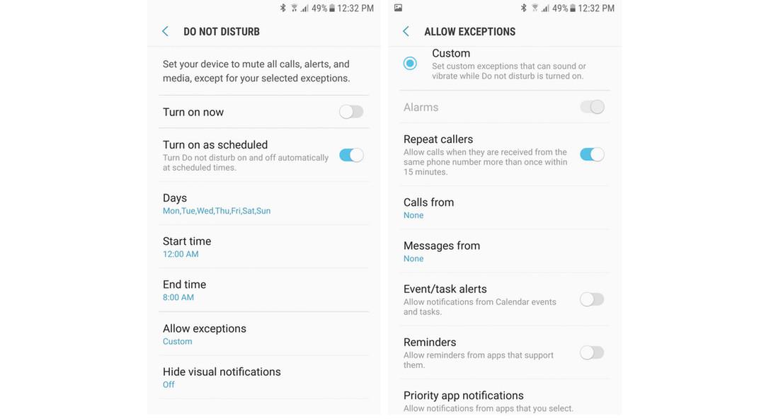 Mengaktifkan modus Do Not Disturb agar tak terganggu notifikasi di smartphone Android (Sumber: Make Use Of)
