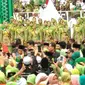 Presiden Jokowi menghadiri Harlah ke-73 Muslimah NU di GBK, Jakarta. (Liputan6.com/Putu Merta Surta Putra)