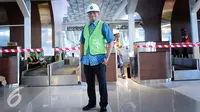 Dirut PT Angkasa Pura II Budi Karya saat wawancara khusus dengan tim Liputan6.com di Terminal 3 Ultimate Bandara Soekarno Hatta, Tangerang, Banten, Rabu (8/6). (Liputan6.com/Angga Yuniar)