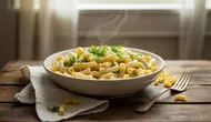 Resep Makaroni Steam Creamy yang Lembut Tanpa Oven