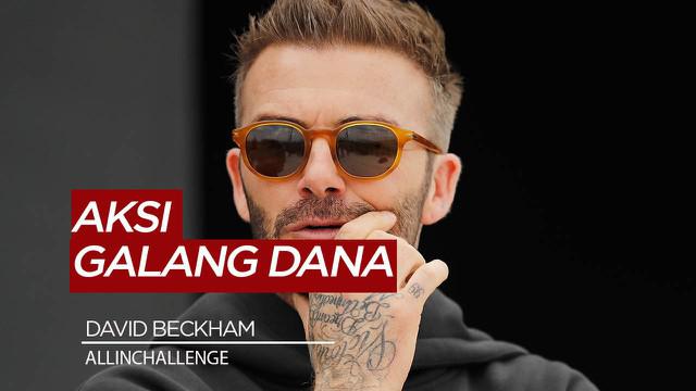Berita Video David Beckham galang dana untuk korban COVID-19 dengan menawarkan para fans untuk makan dan main bareng lewat All In Challenge