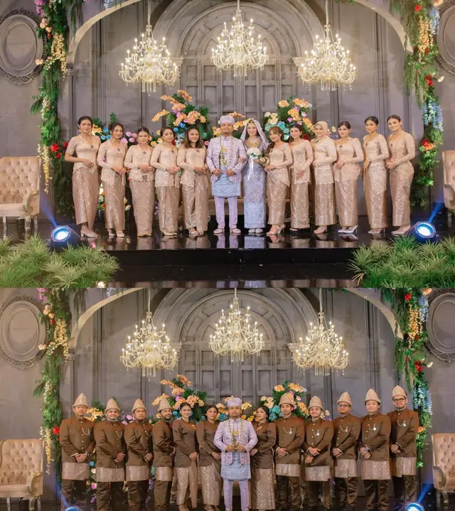 7 Momen pernikahan Ochi Rosdiana dan Luthfi Arif, mewah dengan nuansa adat Minang