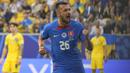 Selebrasi striker Timnas Slovakia, Ivan Schranz setelah mencetak gol ke gawang Timnas Ukraina pada laga matchday kedua Grup E Euro 2024 di Merkur Spiel-Arena, Dusseldorf, Jerman, Jumat (21/6/2024). (AP Photo/Andreea Alexandru)