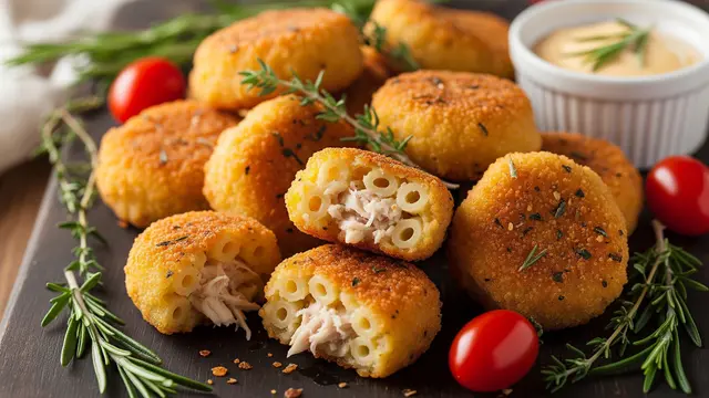 Resep Nugget Ayam Makaroni (AI generated)