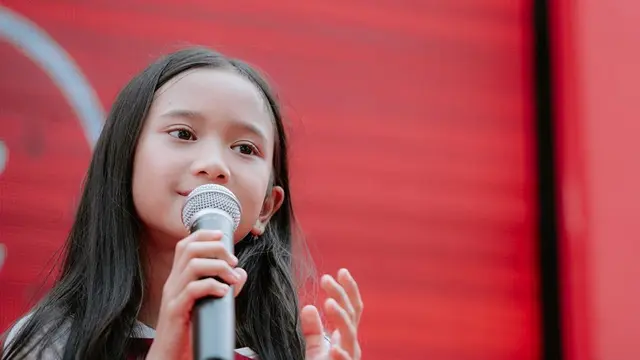 7 Potret Abbey Ibrahim, Putri Baim dan Artika yang Jadi Penyanyi Cilik