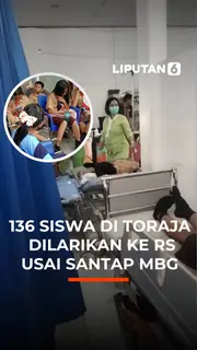 136 Siswa di Toraja Dilarikan ke RS Usai Santap MBG