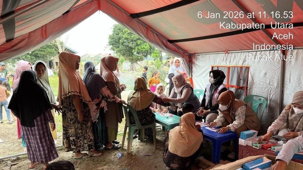 Ribuan Warga Aceh Utara Terima Layanan Kesehatan Pascabencana, Tiga Penyakit Ini Mendominasi