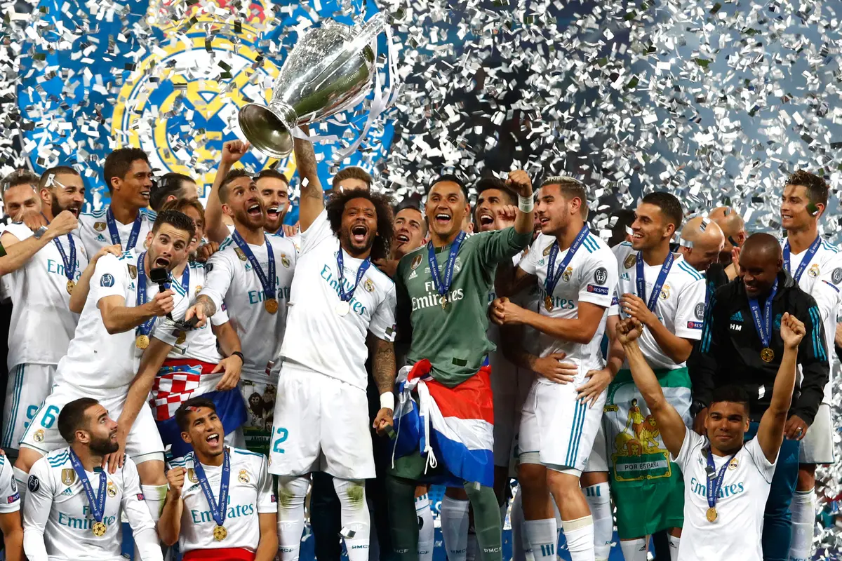 Selebrasi Real Madrid Usai Juarai Liga Champions 2018