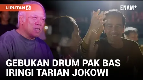 VIDEO: Iringi Tarian Presiden Jokowi, Menteri PUPR Basuki Kembali Pamerkan Skill Gebuk Drum