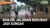 Banjir Kepung Pusat Kota Pati, Air Rendam Area Dekat DPRD Hingga Pendopo
