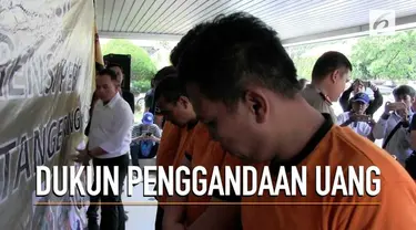 Satuan Reserse Dan Kriminal Polres Metro Tangerang Kota, membekuk empat orang pelaku dukun pengganda uang. Aksi nekat pelaku karena terinspirasi dengan Gatot Braja Musti.