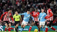Manchester City Dijegal Sunderland, Bernardo Silva Frustrasi