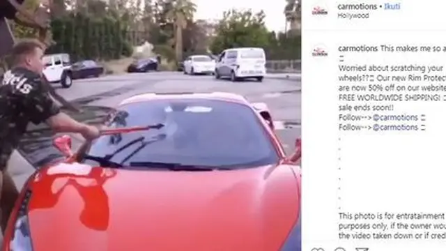 Ferrari dirusak